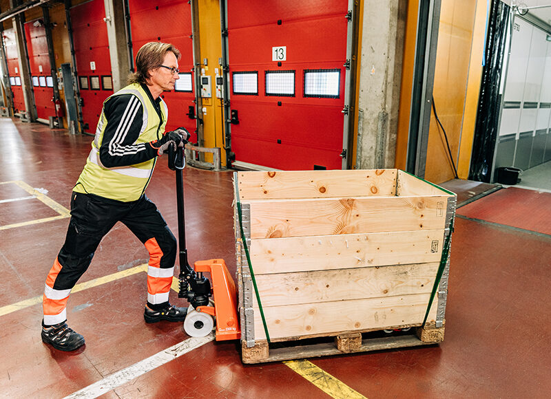 Ergonomi distributionsförare